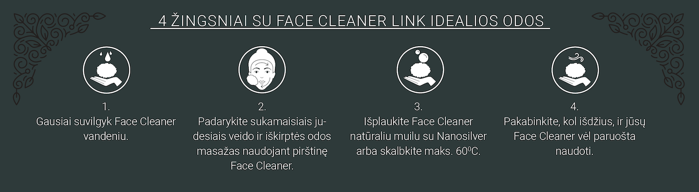 Veido pilingo kempinėlė -  Face Cleaner